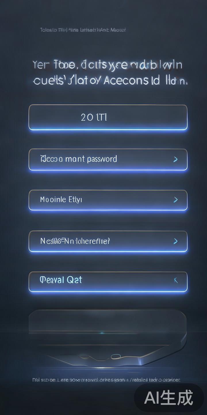 选择登录方式
平台支持多种登录方式，包括常用的账